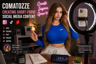 Comatozze creating short-form social media content