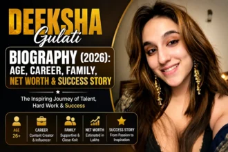 Deeksha Gulati Biography 2026 featuring her age, career, family, net worth, and success story.