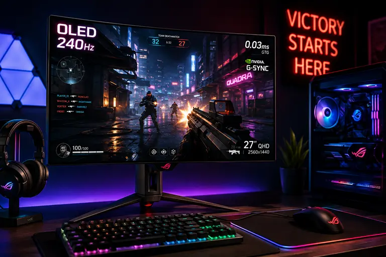 EuroGamersOnline Gadgets: High refresh rate OLED gaming monitor for competitive gaming