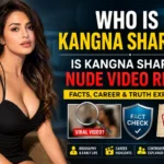 Kangna Sharma portrait with biography and fact-check on viral video rumors