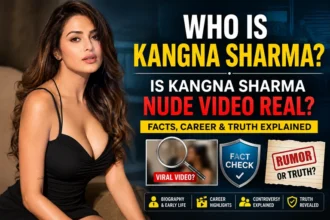 Kangna Sharma portrait with biography and fact-check on viral video rumors