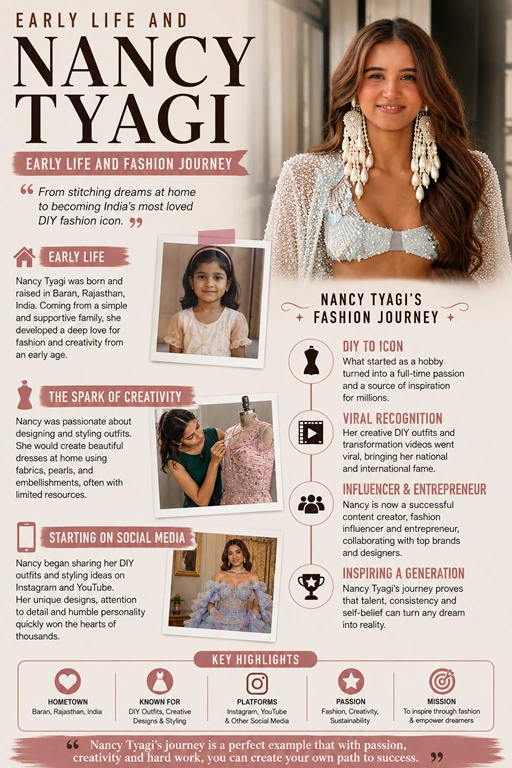 Nancy Tyagi early life and fashion journey