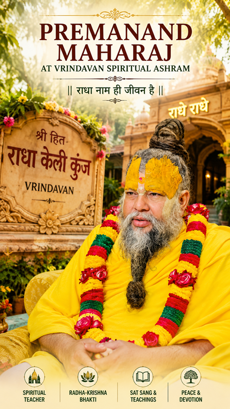 Premanand Maharaj at Vrindavan spiritual ashram