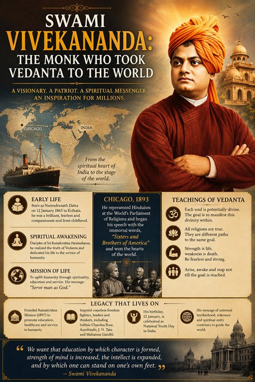 Swami Vivekananda The Monk Who Took Vedanta to the World