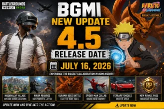 BGMI New Update 4.5 Release Date