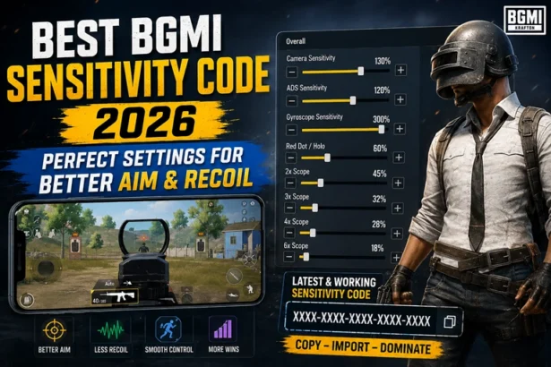 Best BGMI Sensitivity Code 2026 Perfect Settings for Better Aim & Recoil