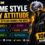 Free Fire Name Style Boy Attitude 100+ Stylish Names for Boys